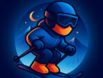 Loopy Snow Skier: Platformer